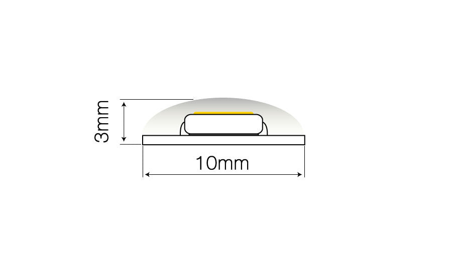 LED-strip 150/5m SMD 12V RGB 7.2W IP65 10mm 5m LITE