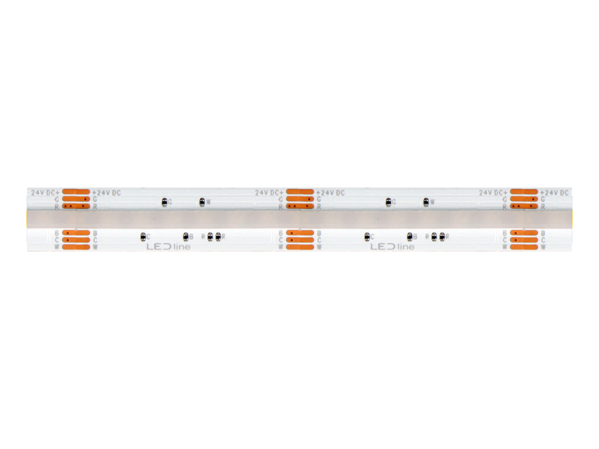 LED 840 COB 24V RGBCCT 18W IP20 12mm 5m 500lm/m PRime