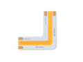 Hoekconnector voor COB LED strips 4000K 10mm 2 pins Type L 14W PRIME