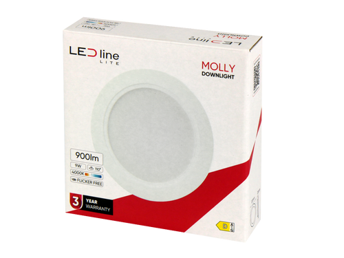 Downlight MOLLY 4000K 9W 900lm rond IP20 Wit LITE