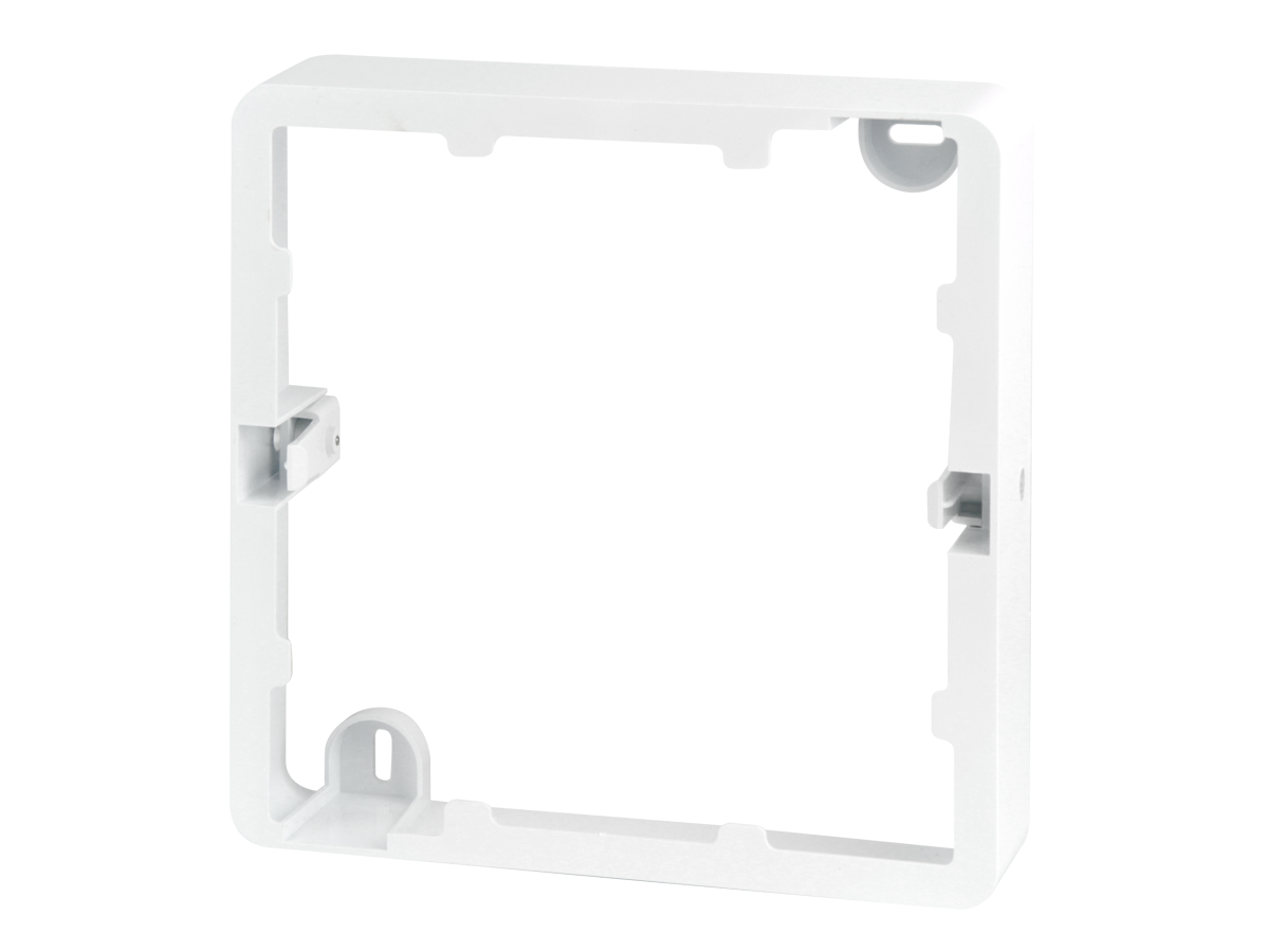 Downlight MOLLY Vierkante inbouwlijst voor opbouwmontage 18W wit LITE