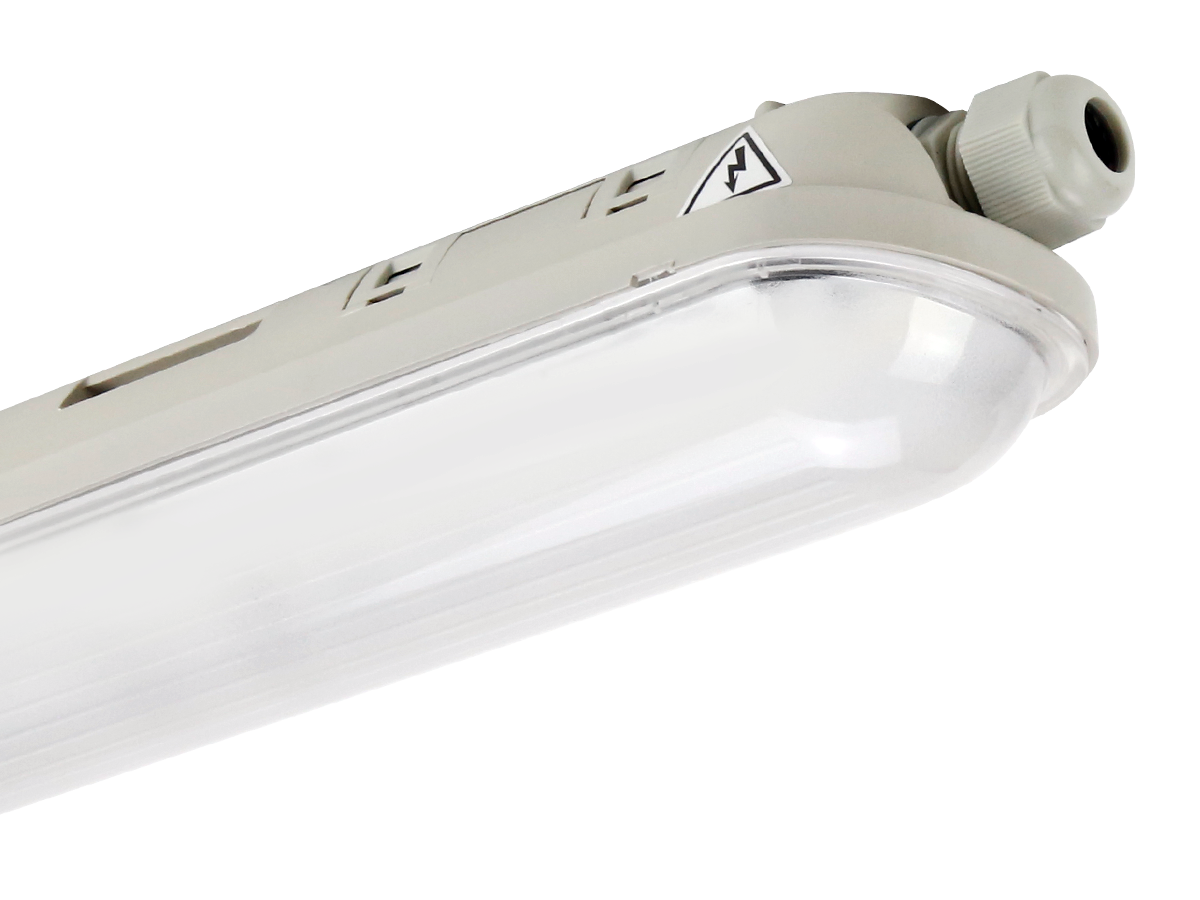Hermetische armatuur LINKER 4000K 80W 12000lm IP65 150cm grijs PRIME