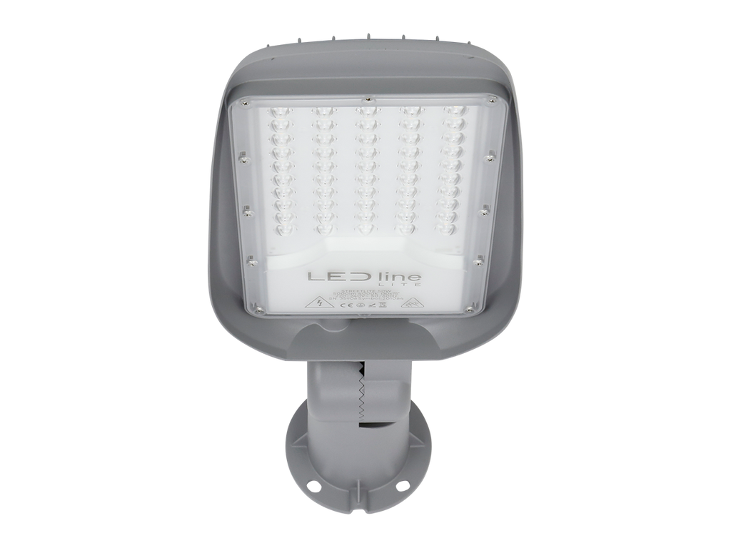 Wegverlichting Armatuur STREETLITE 4000K 50W 5000lm IP65 grijs LITE