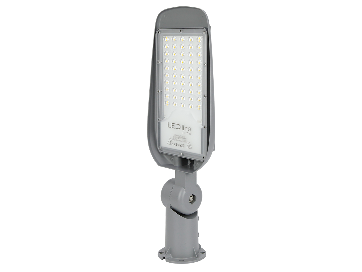 Wegverlichting Armatuur STREETLITE 4000K 50W 5000lm IP65 grijs LITE