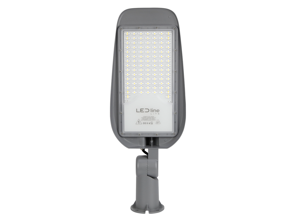 Wegverlichting Armatuur STREETLITE 4000K 100W 10000lm IP65 grijs LITE