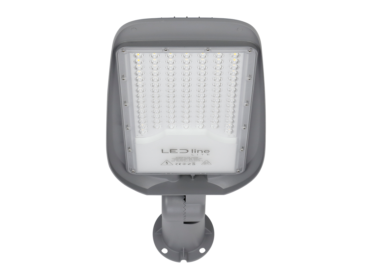 Wegverlichting Armatuur STREETLITE 4000K 100W 10000lm IP65 grijs LITE