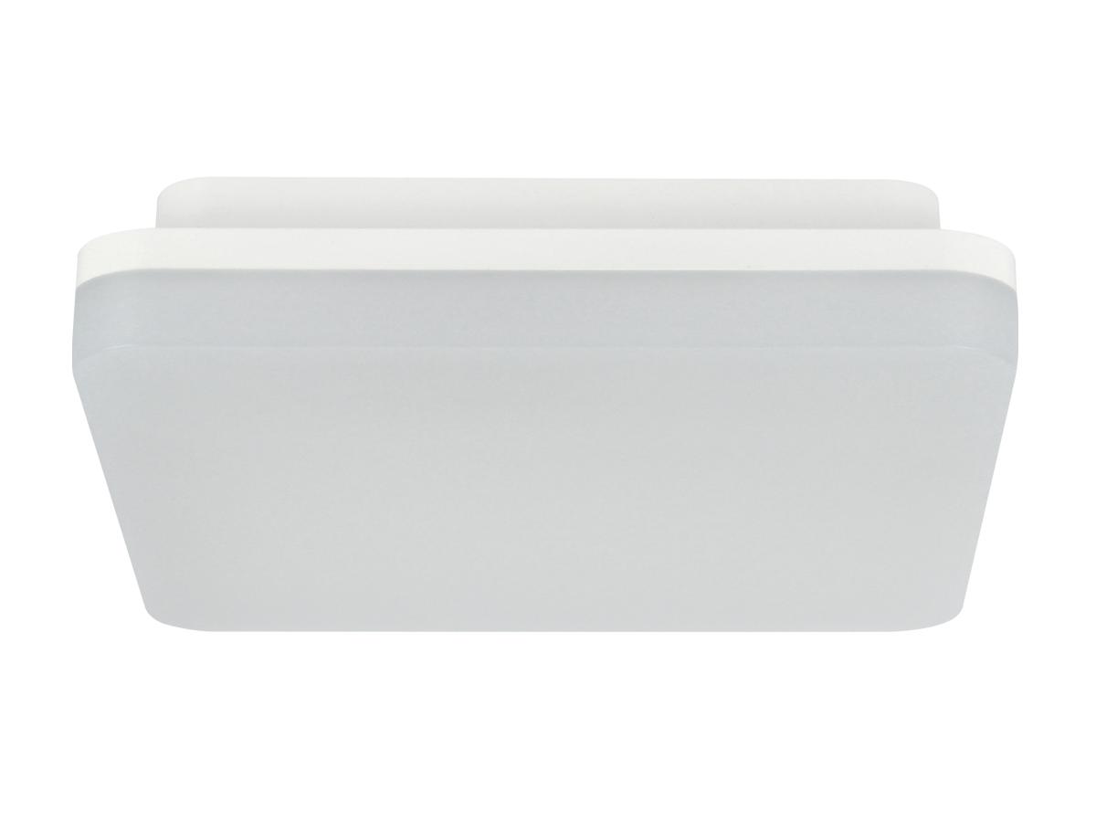 Plafonlamp ACTON 3000K 18W 1900lm vierkant IP54 wit PRIME