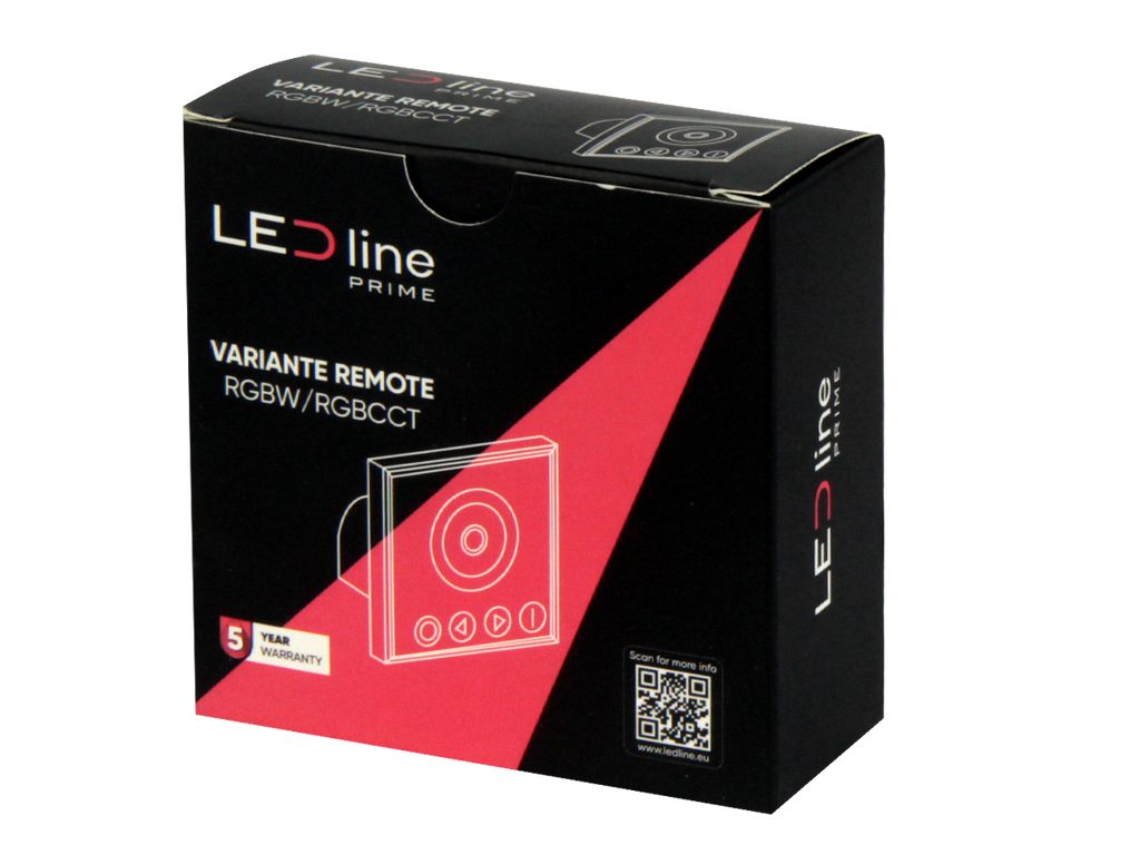 Wandzender RF voor VARIANTE RGBW/RGBCCT PRIME controller