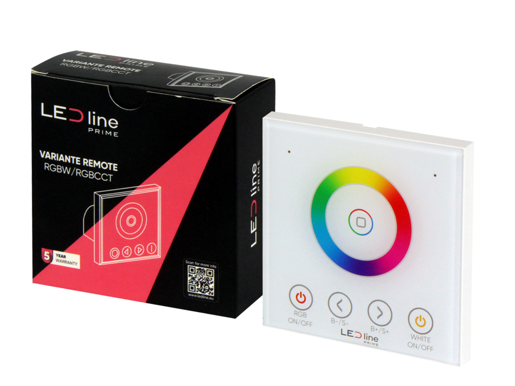 Wandzender RF voor VARIANTE RGBW/RGBCCT PRIME controller