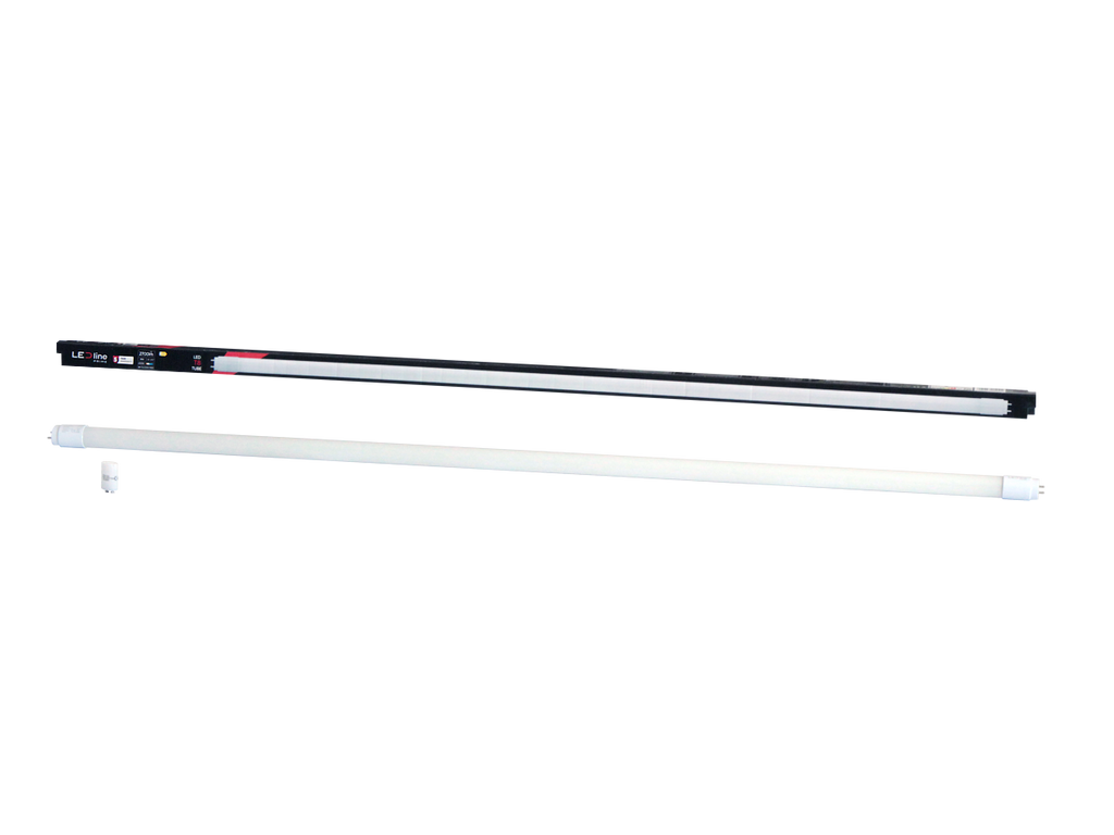LED-buis T8 G13 4000K 18W 2700lm 230V 270° 120cm Glas PRIME (Zonder brug)