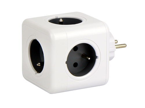 CUBE 5 stopcontacten 16A/3680W Schuko AURA-lijn