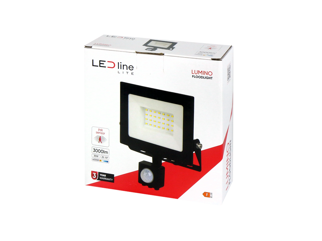 LED line LUMINO 4000K 30W 3000lm 120° IP44 LITE bewegingssensor