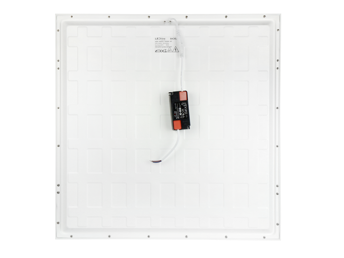 Backlit Paneel 4000K 42W 6300lm IP20 60x60cm wit UGR<19 PRIME