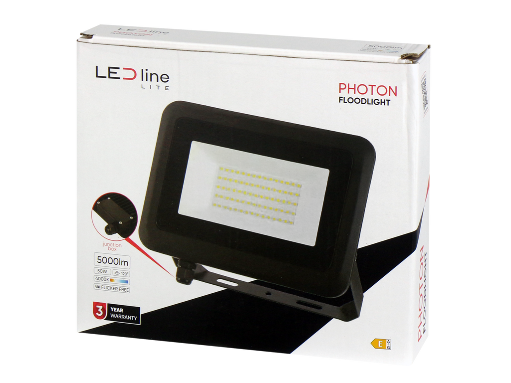 Floodlight PHOTON 4000K 50W 5000lm 120° IP65 LITE