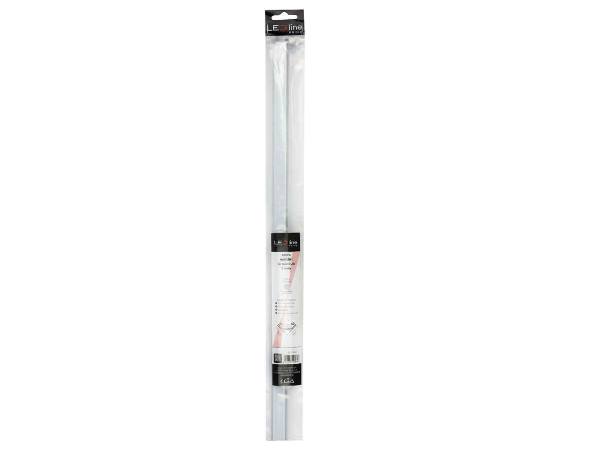 Hoekprofiel aluminium zilver 2m - PRIME set