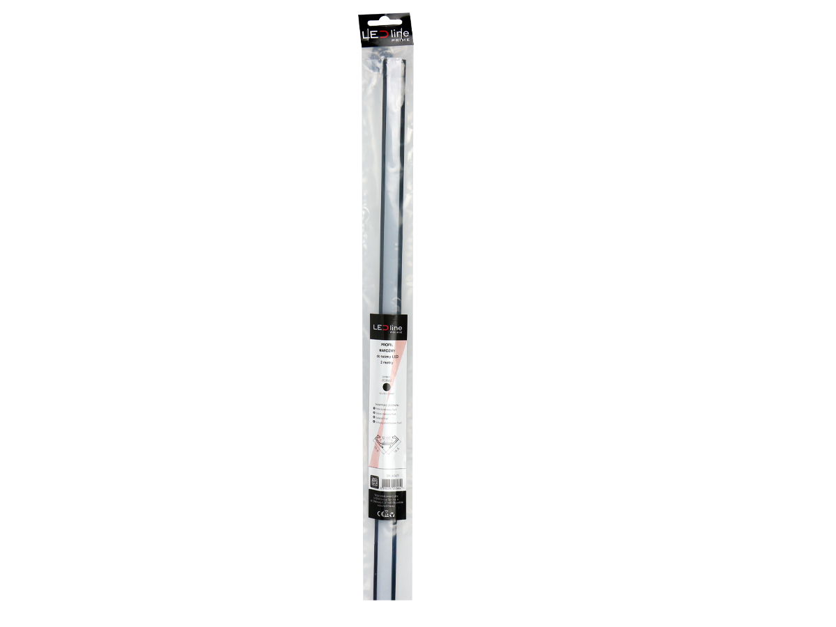Hoekprofiel aluminium zwart 2m - PRIME set