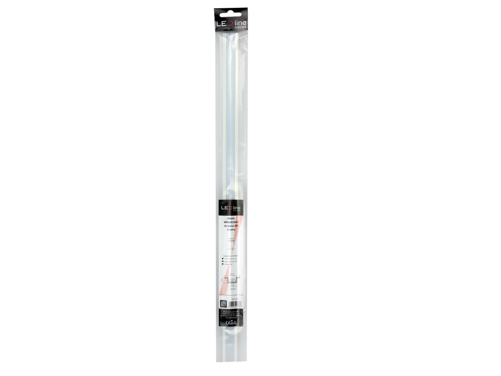 Inbouw aluminium profiel wit 2m - PRIME set