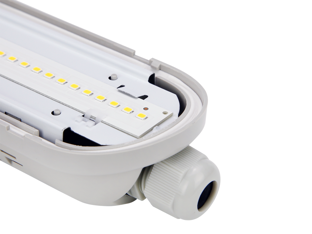 Hermetische armatuur LINKER 4000K 30W 4500lm IP65 120cm grijs PRIME