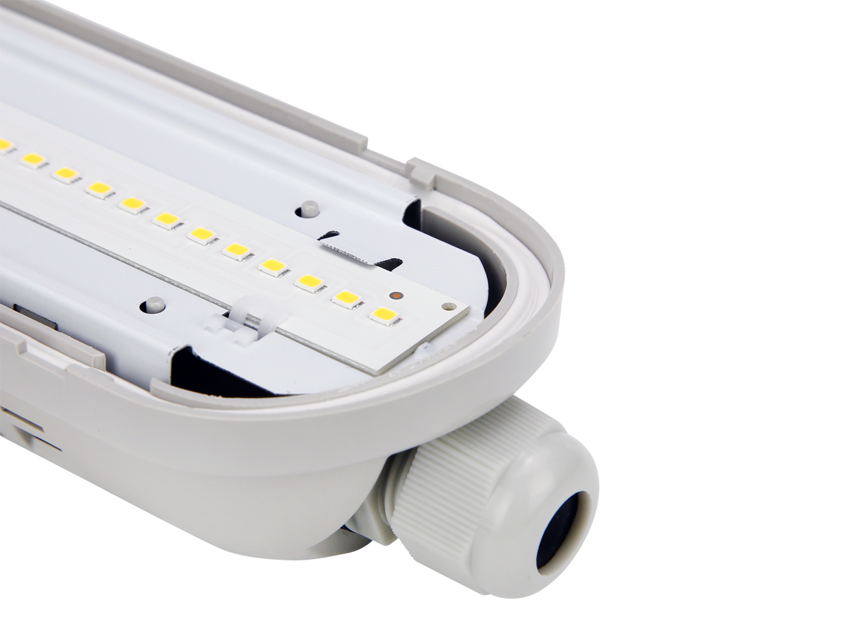 Hermetische armatuur LINKER 4000K 30W 4500lm IP65 120cm grijs PRIME