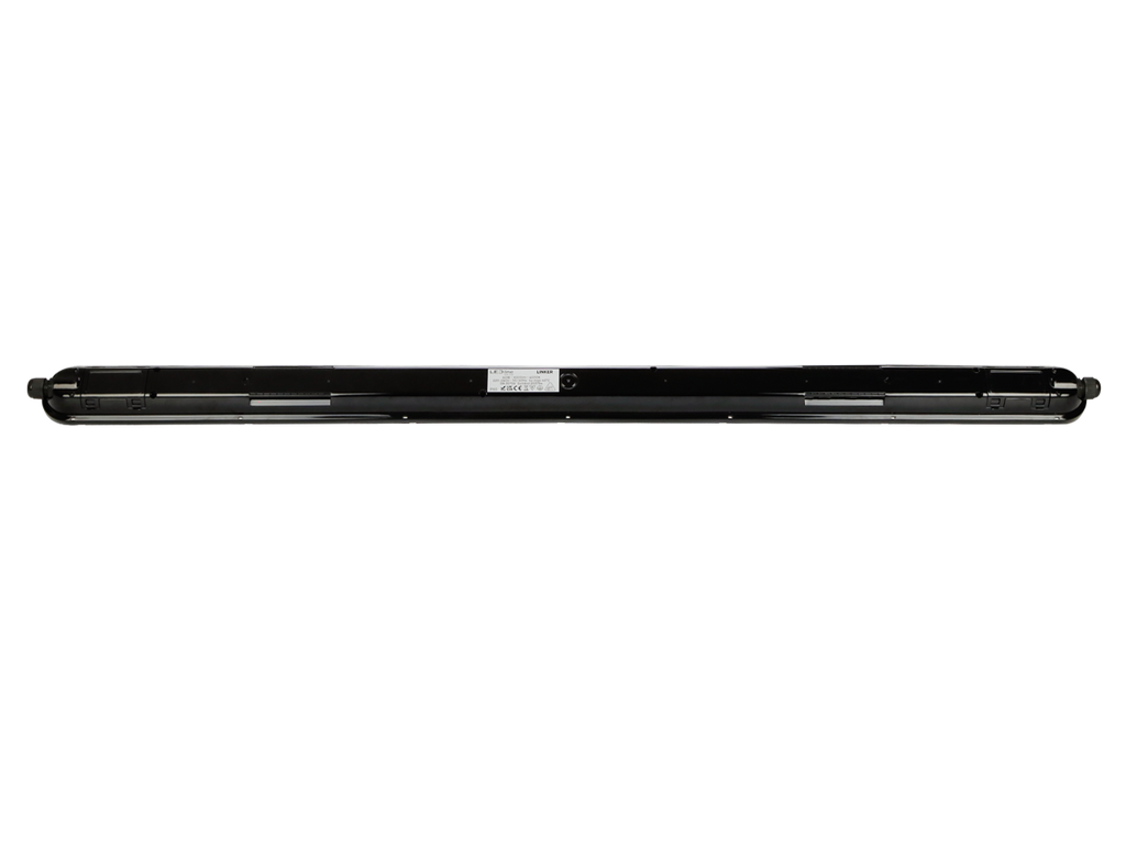 LED line hermetische armatuur LINKER 4000K 40W 6000lm IP65 120cm zwart PRIME noodmodule LAW 3h AT