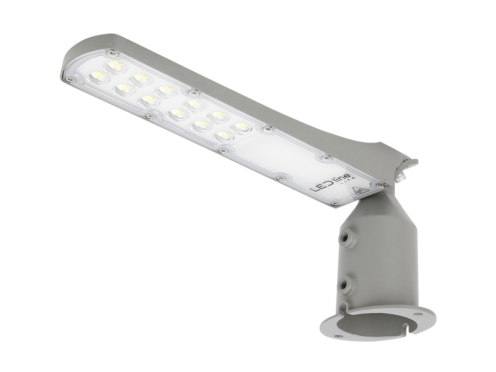 Wegverlichting Armatuur FLAMINGO 4000K 30W 3000lm IP65 grijs LITE