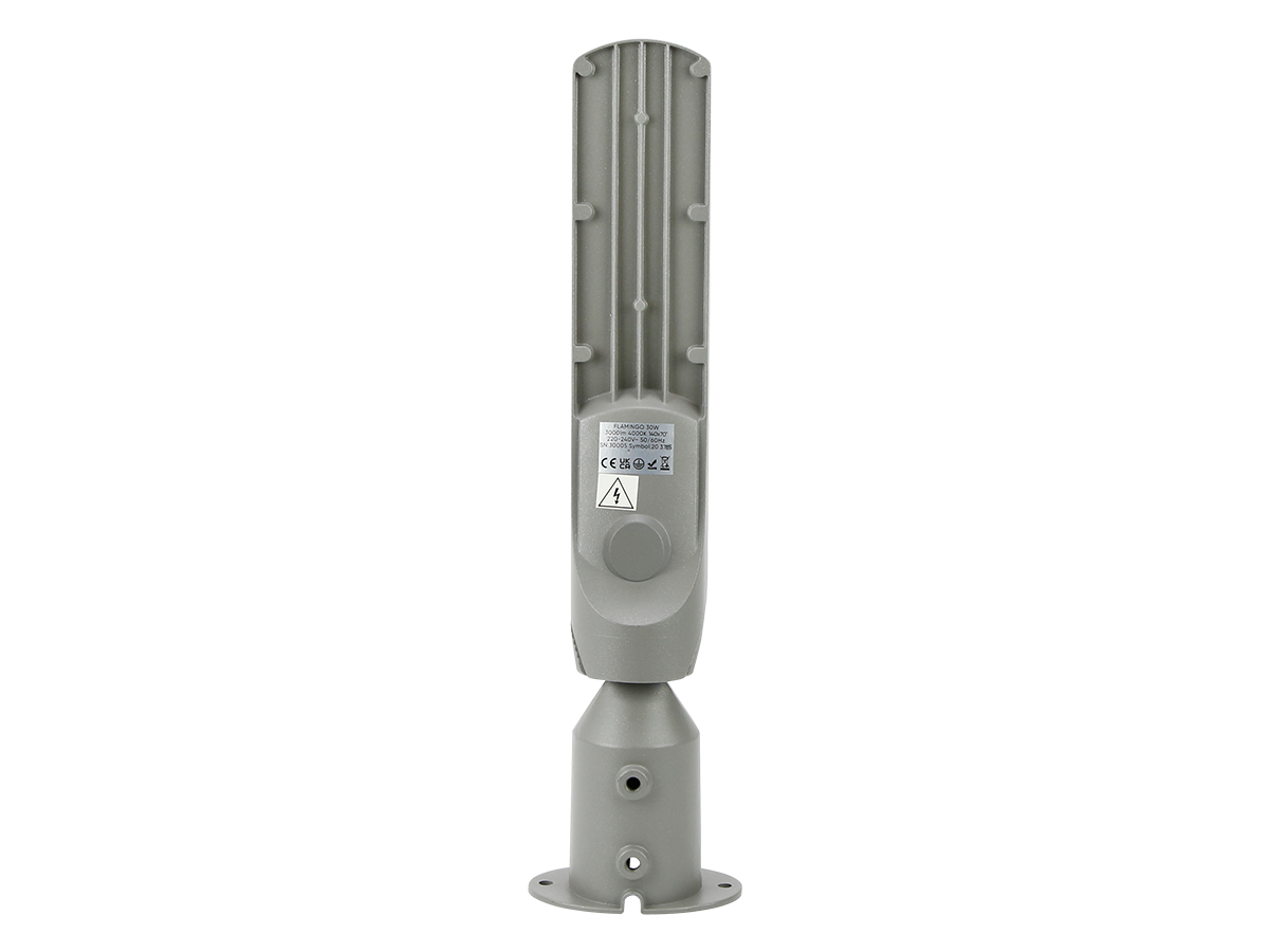 Wegverlichting Armatuur FLAMINGO 4000K 30W 3000lm IP65 grijs LITE