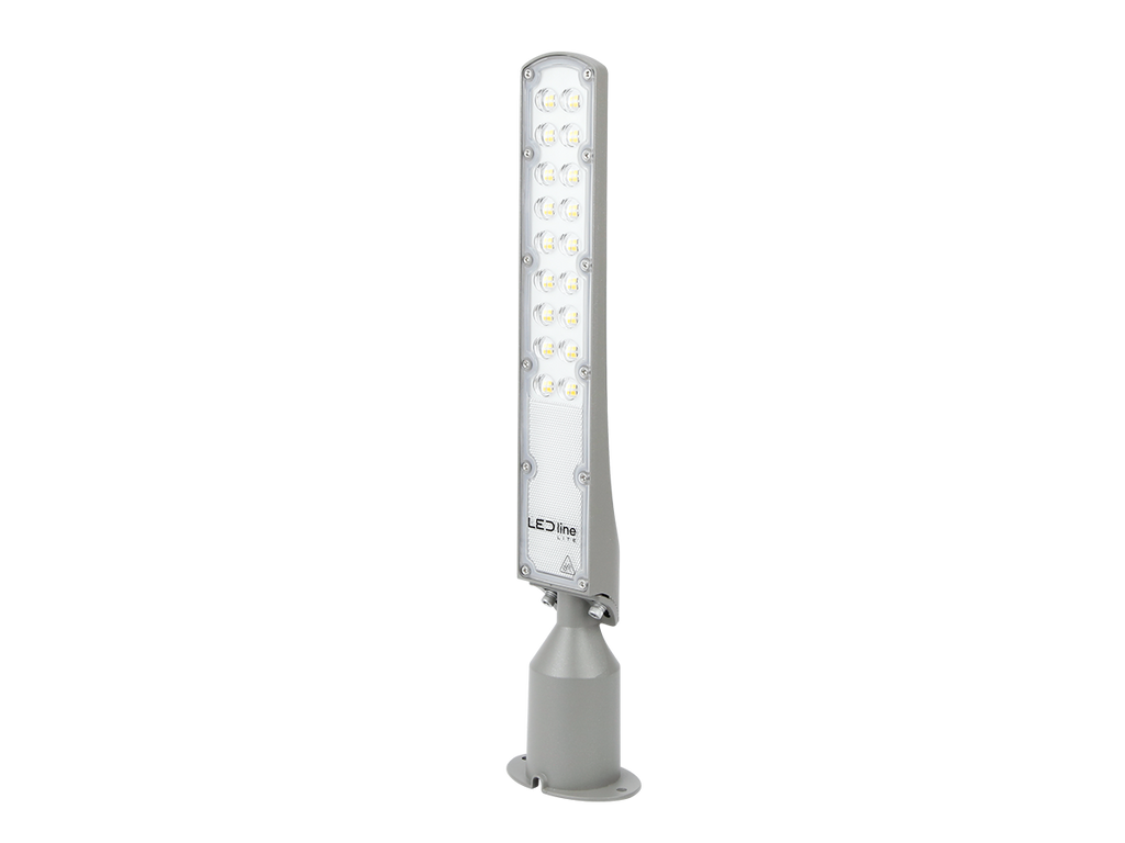 Wegverlichting Armatuur FLAMINGO 4000K 50W 5000lm IP65 grijs LITE