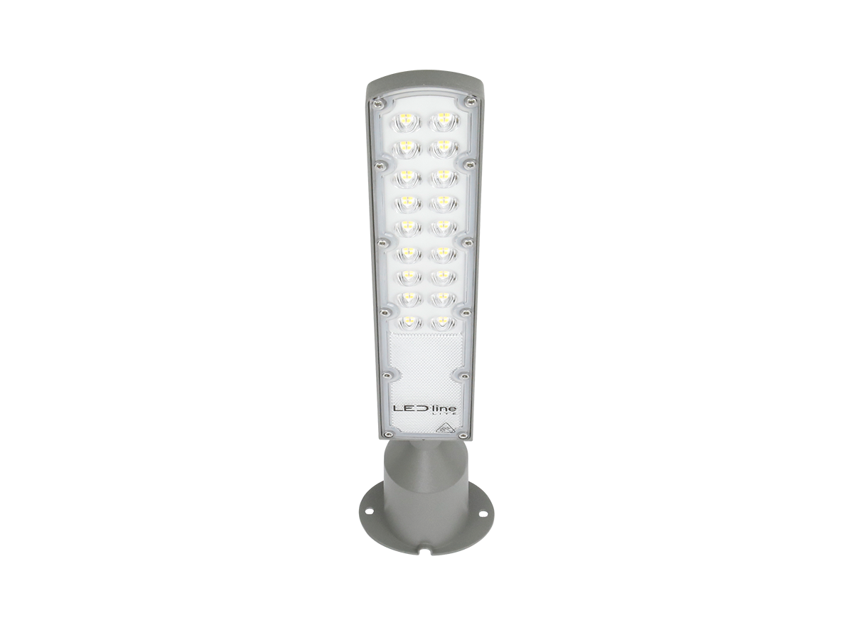 Wegverlichting Armatuur FLAMINGO 4000K 50W 5000lm IP65 grijs LITE