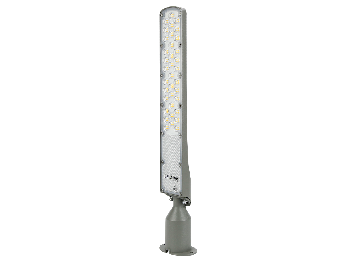 Wegverlichting Armatuur FLAMINGO 4000K 100W 10000lm IP65 grijs LITE