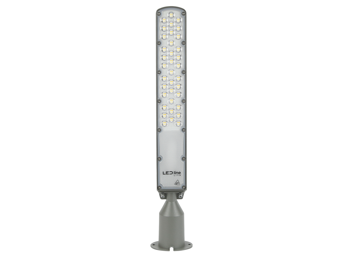 Wegverlichting Armatuur FLAMINGO 4000K 100W 10000lm IP65 grijs LITE