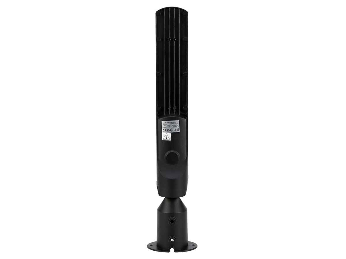 Wegarmatuur FLAMINGO 4000K 50W 5000lm IP65 zwart LITE