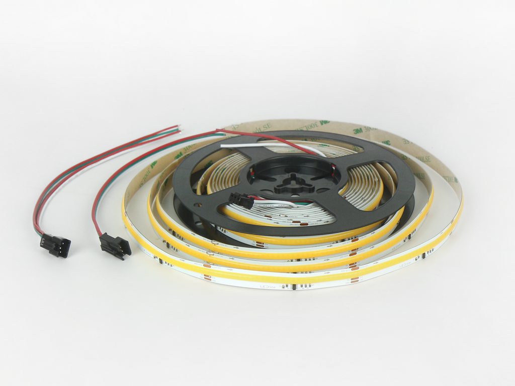 LED strip 360 COB 24V 4000K 10W IP20 DIGITALE SPI WS2811 10mm 5m 650lm/m PRIME