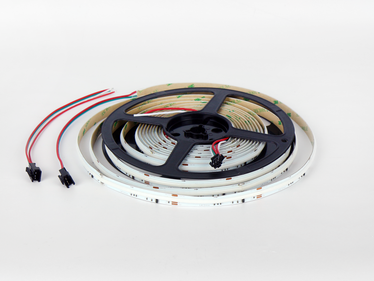 LED strip 784 COB 24V RGBW 4000K 21W IP20 DIGITAL SPI 10mm 5m 350lm/m PRIME