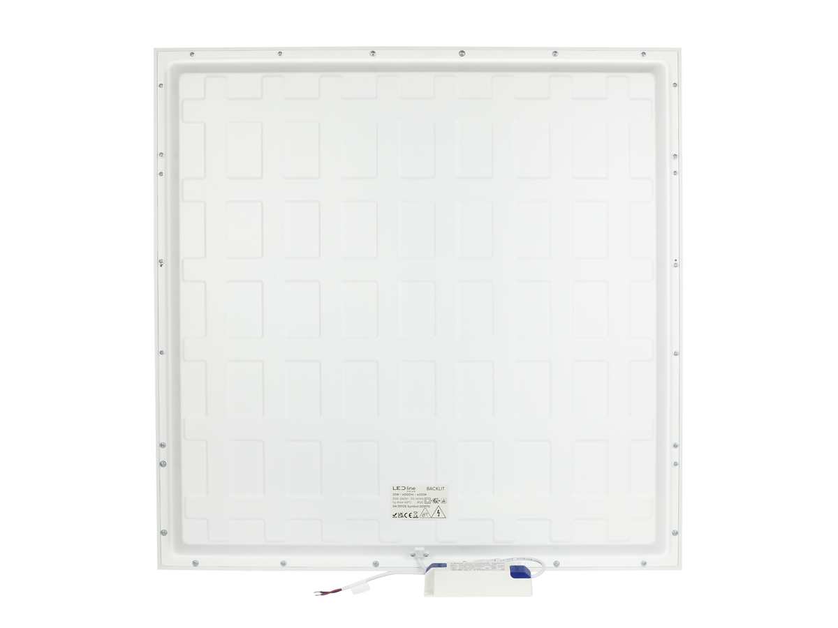 Backlit Paneel 4000K 25W 4000lm IP20 60x60cm wit PRIME