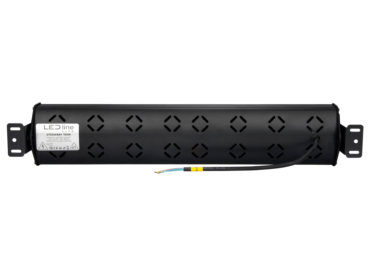 Highbay Armatuur STREAKBAY 4000K 100W 10000lm 120x60° IP65 zwart LITE