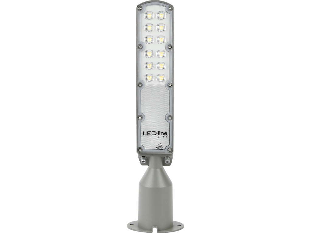 Wegverlichting Armatuur FLAMINGO 4000K 30W 3000lm IP65 grijs LITE schemeringssensor