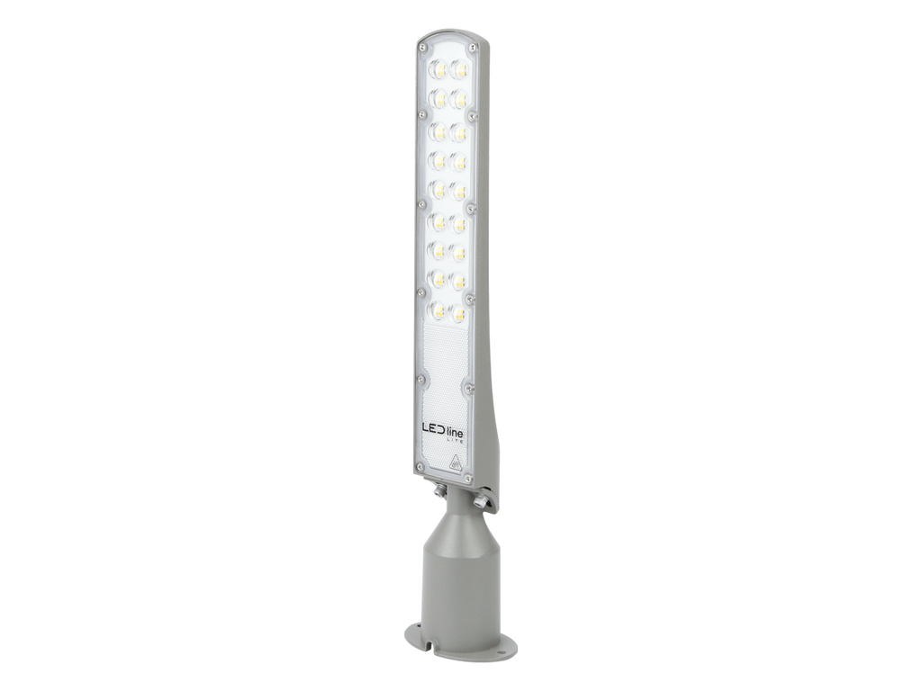 Wegverlichting Armatuur FLAMINGO 4000K 50W 5000lm IP65 grijs LITE schemeringssensor