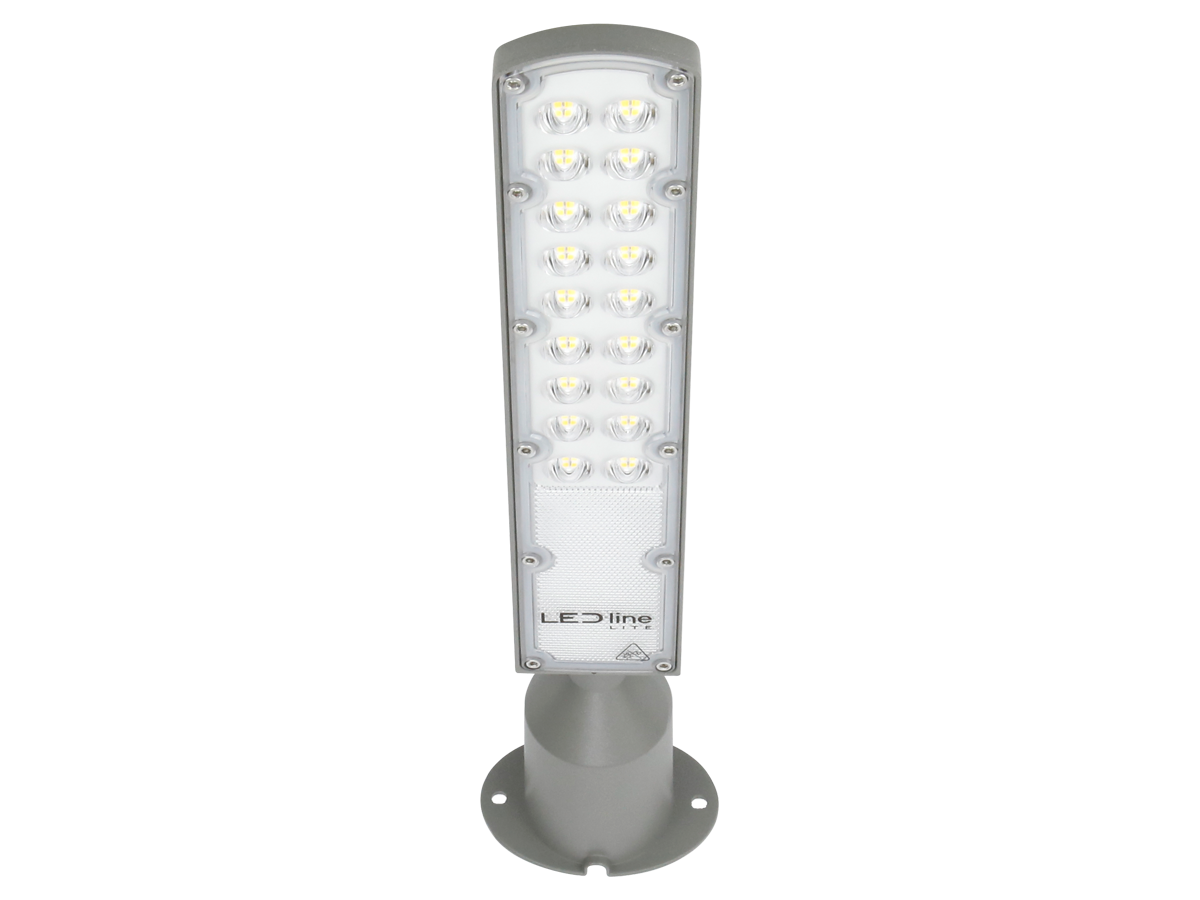 Wegverlichting Armatuur FLAMINGO 4000K 50W 5000lm IP65 grijs LITE schemeringssensor