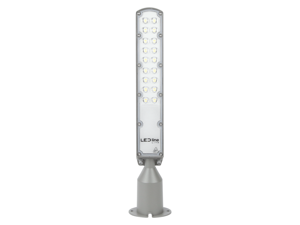 Wegverlichting Armatuur FLAMINGO 4000K 50W 5000lm IP65 grijs LITE schemeringssensor