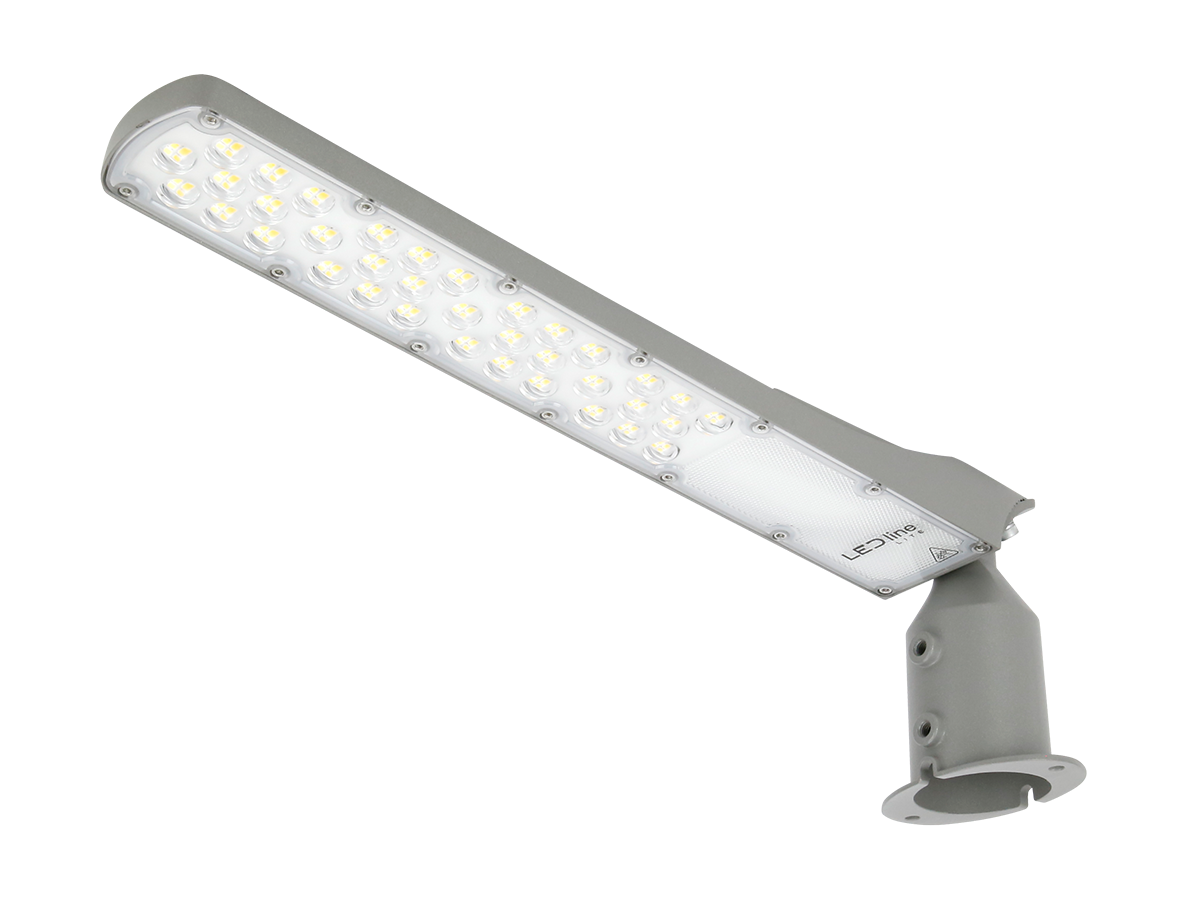 Wegverlichting Armatuur FLAMINGO 4000K 100W 10000lm IP65 grijs LITE schemeringssensor