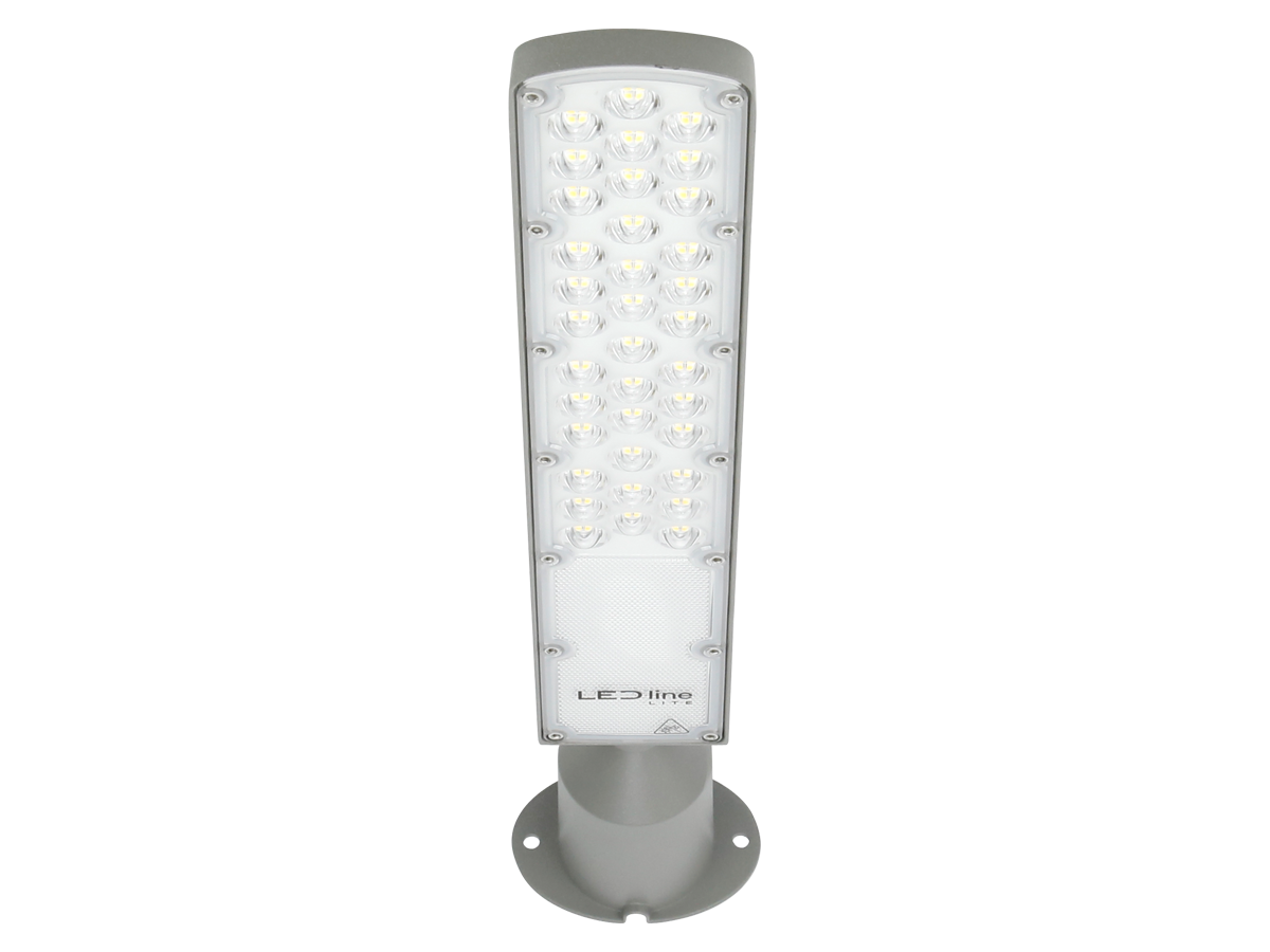 Wegverlichting Armatuur FLAMINGO 4000K 100W 10000lm IP65 grijs LITE schemeringssensor