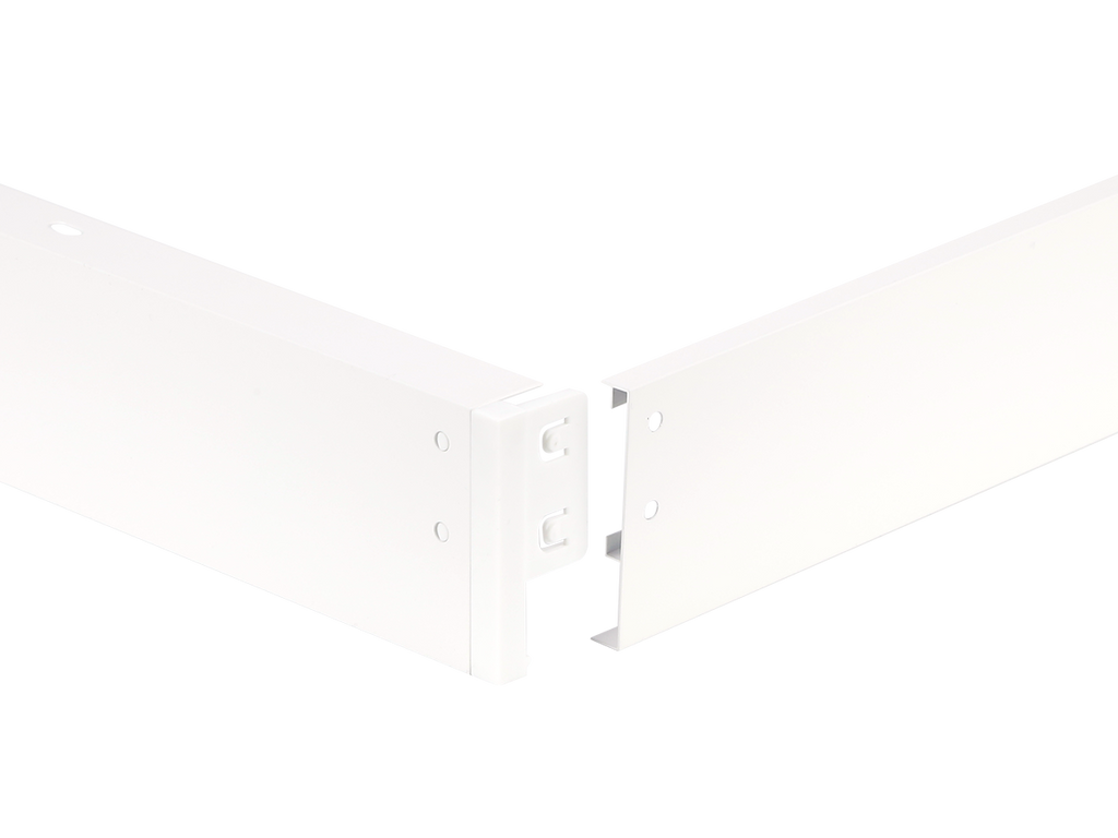 Montagerand voor panelen 60x60 H62mm wit opvouwbaar LITE