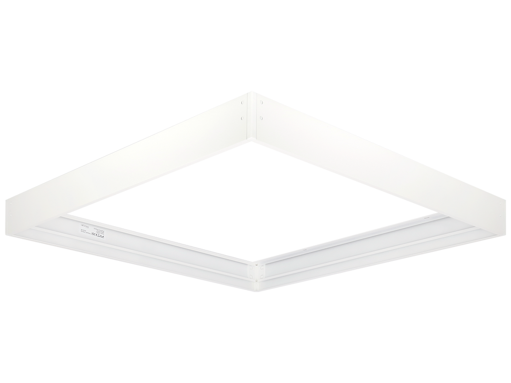 Montagerand voor panelen 60x60 H62mm wit opvouwbaar LITE
