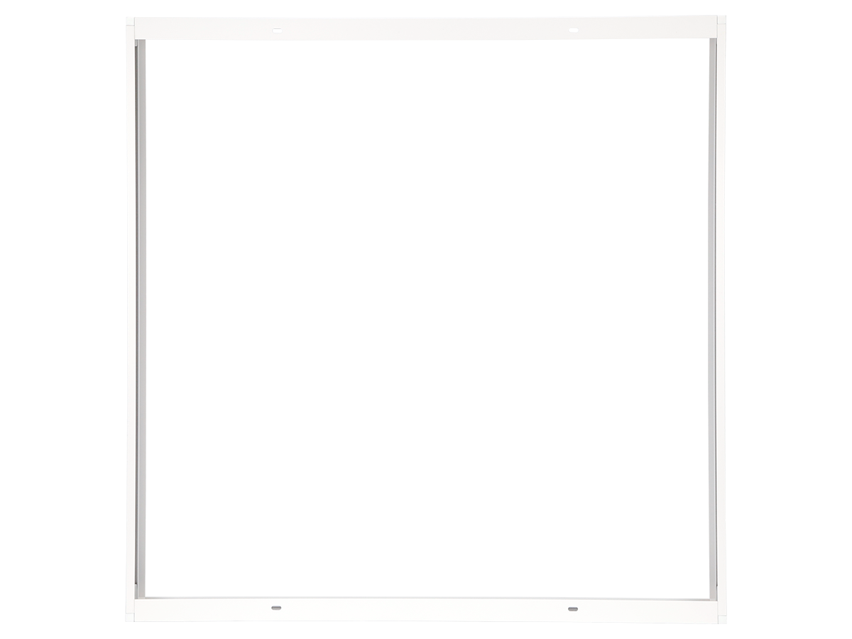 Montagerand voor panelen 60x60 H62mm wit opvouwbaar LITE