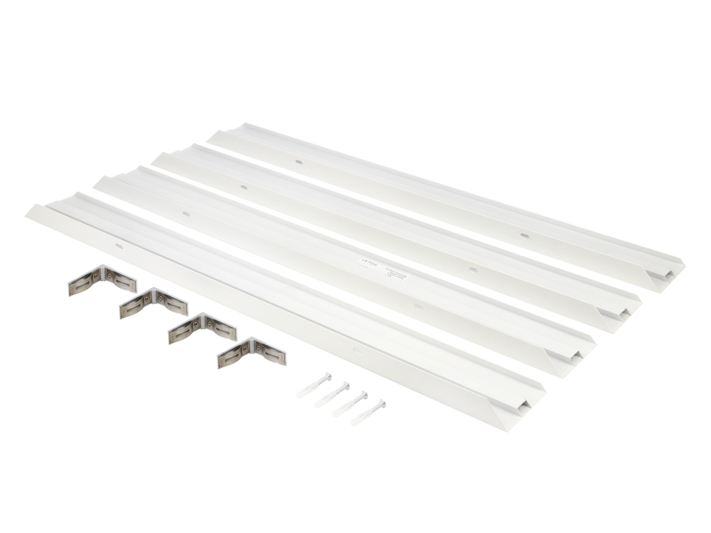 Montagerail voor panelen 60x60 H70mm wit Easy Slide PRIME