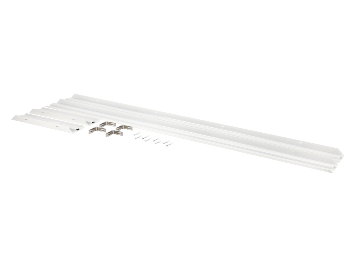Montagerand voor panelen 30x120 H70mm wit Easy Slide PRIME