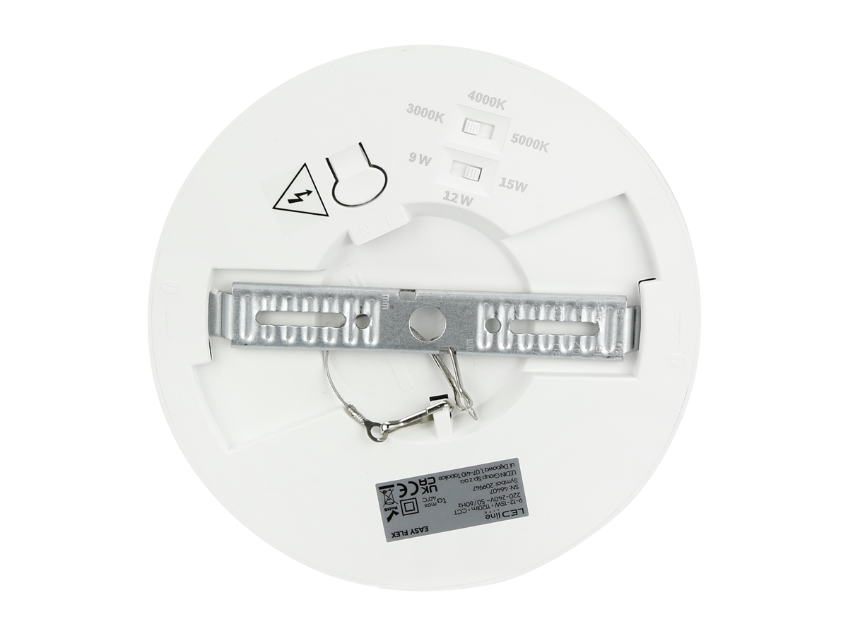 Downlight EASY FLEX 3CCT(3K/4K/5K) 9/12/15W 1120lm rond IP20 Wit LITE