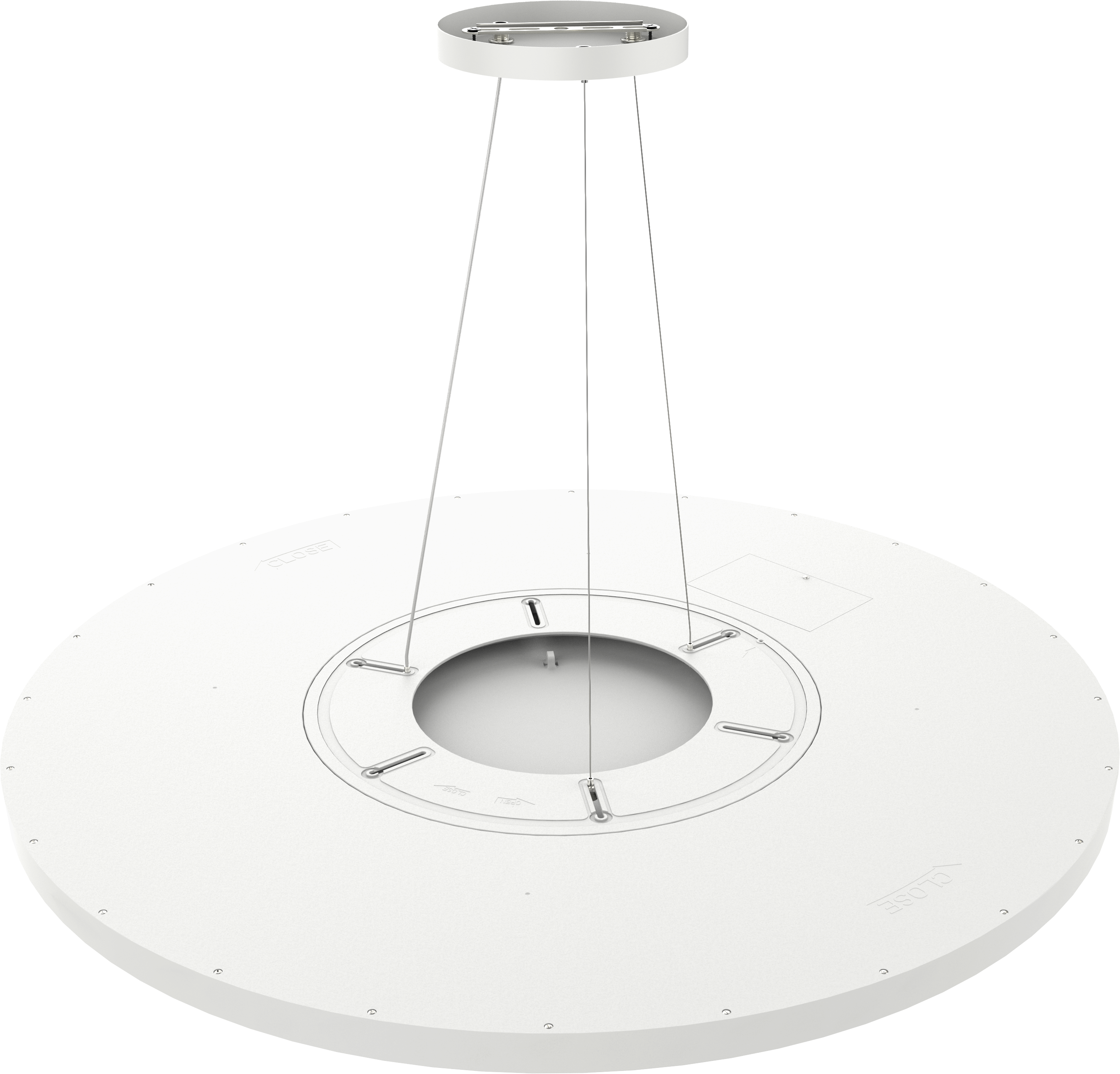 Downlight EASY FLEX Ophanging 120cm toegewezen aan: 210035 - 70W CCT rond / 210028 45W CCT rond LITE