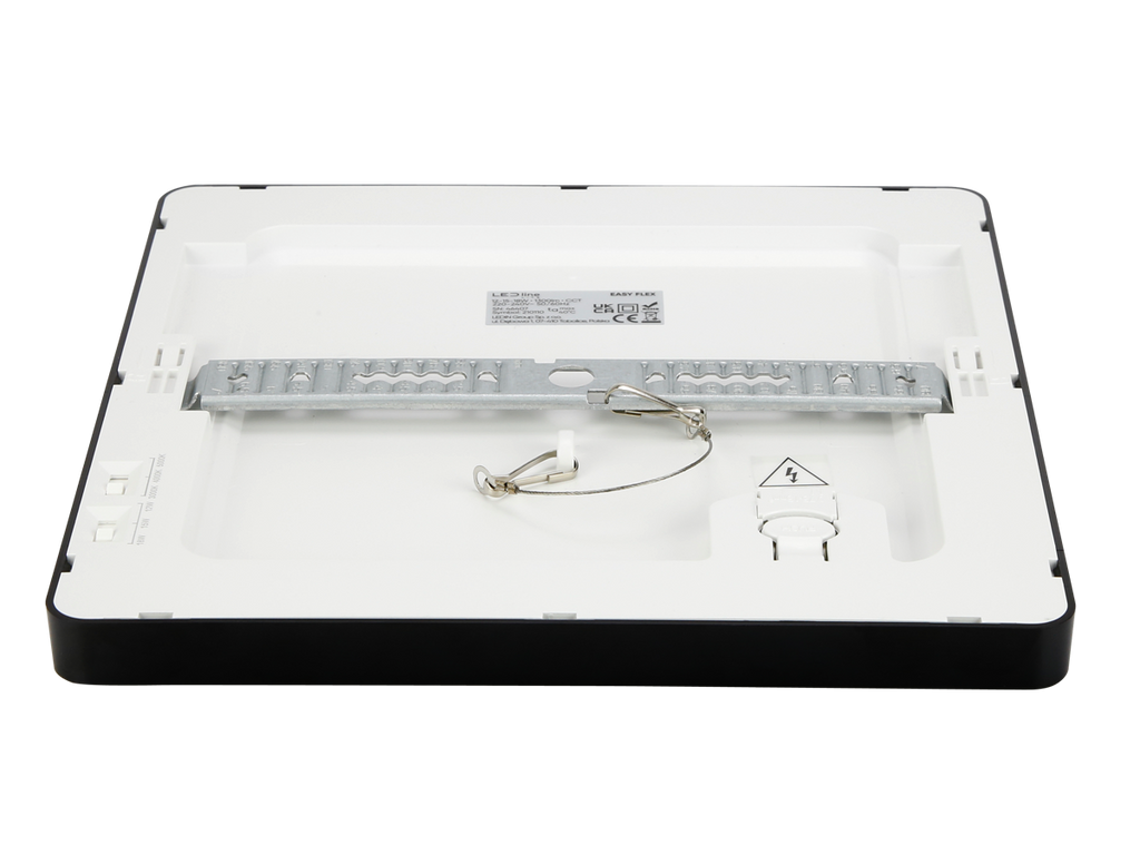 Downlight EASY FLEX 3CCT(3K/4K/5K) 12/15/18W 1440lm vierkant IP20 zwart LITE