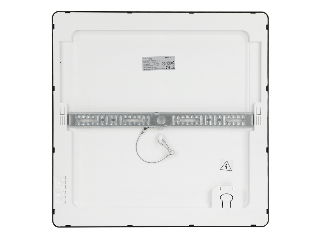 Downlight EASY FLEX 3CCT(3K/4K/5K) 18/21/24W 2000lm vierkant IP20 zwart LITE
